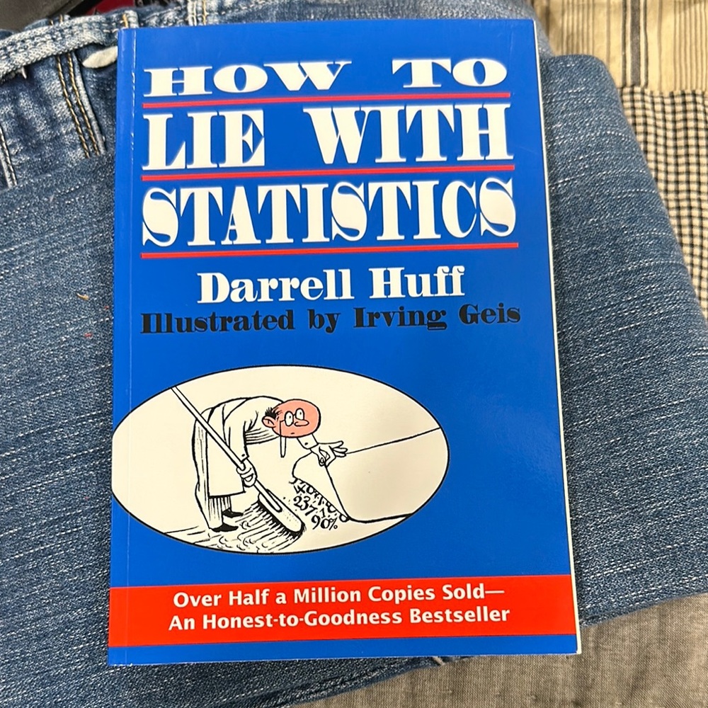 How to Lie with Statistics Book by Darrell Huff